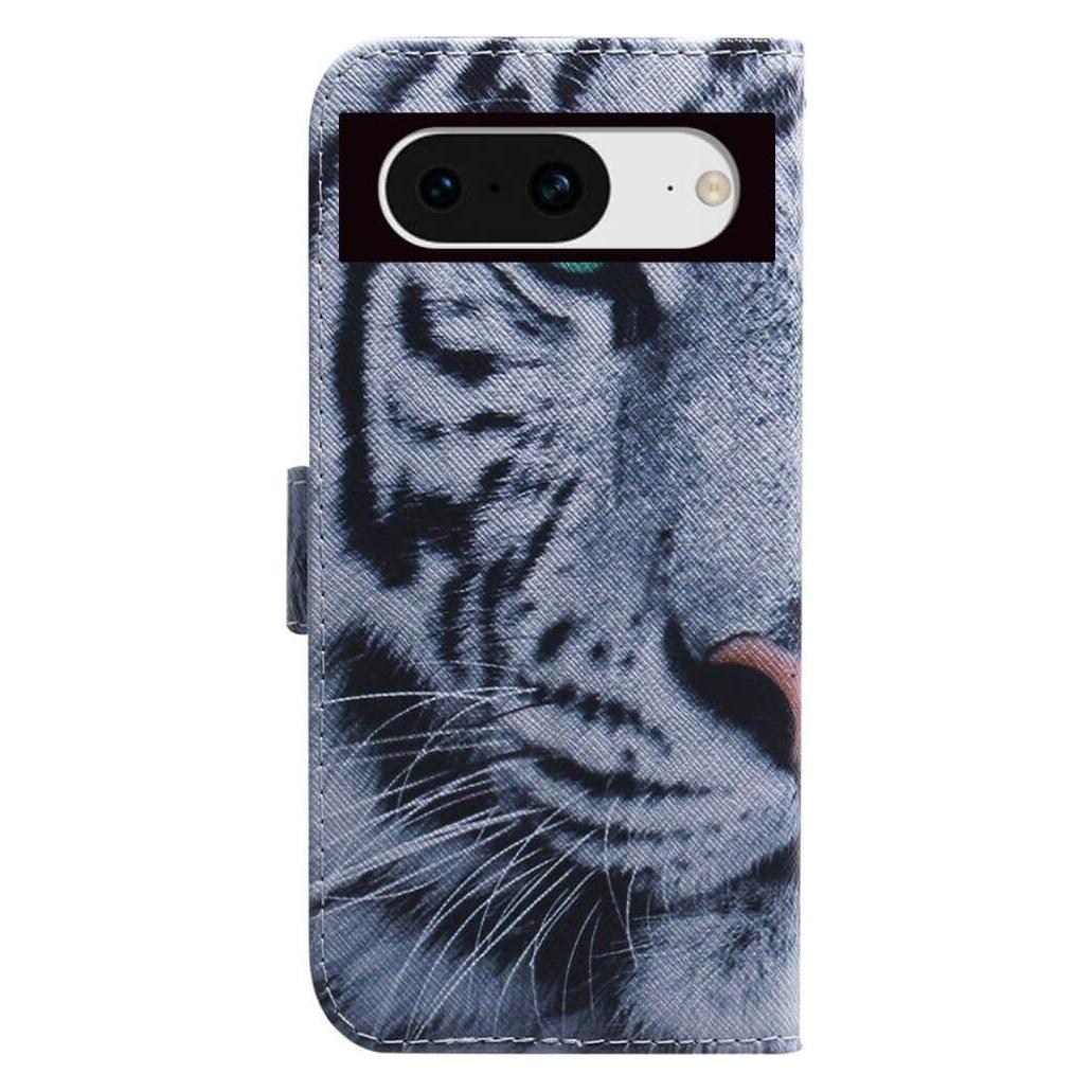 Cover-Discount Google Pixel 8 - Leder Hülle Tiger (Google Pixel 8) (660136127E)