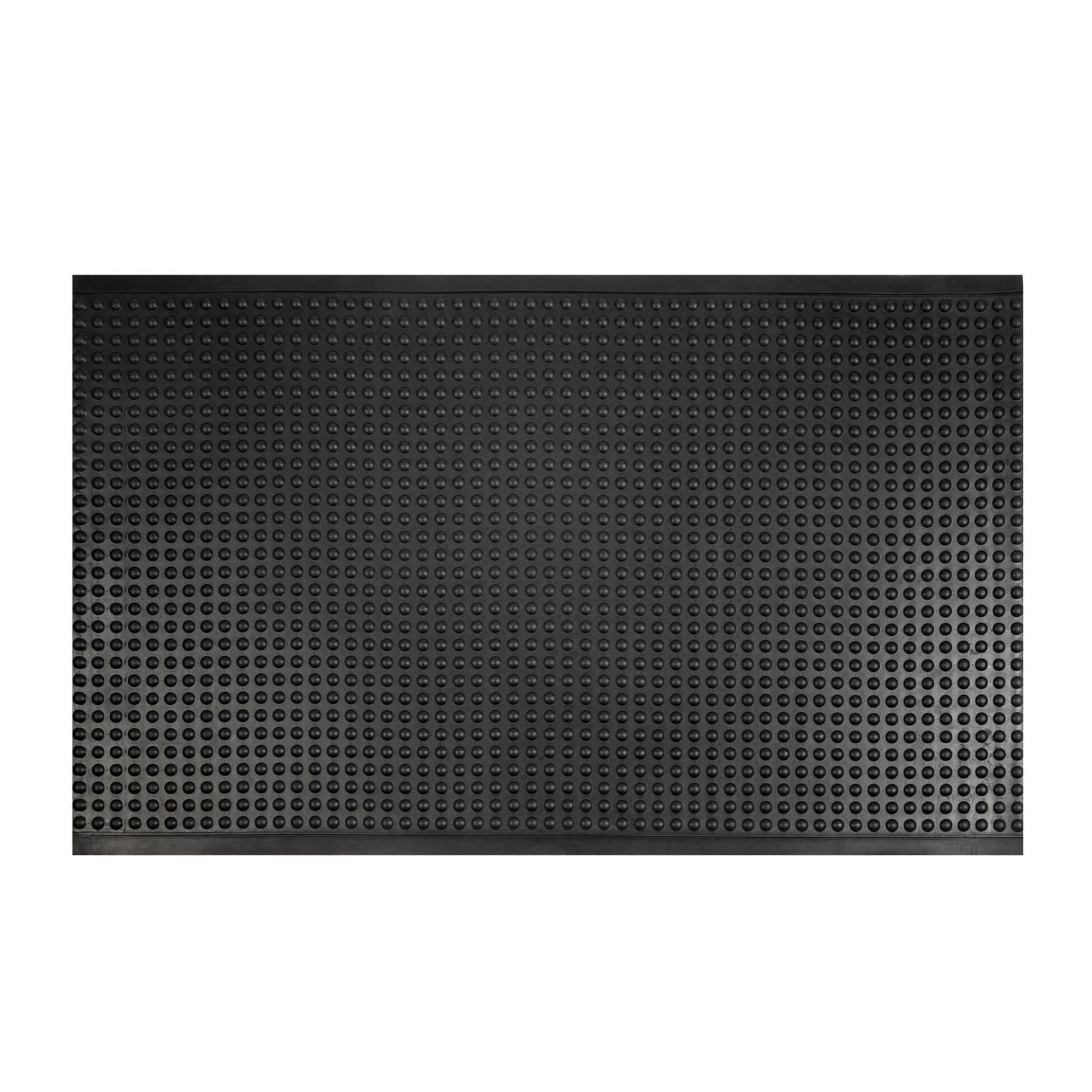etm Arbeitsmatte Bubble Naturgummi Schwarz
