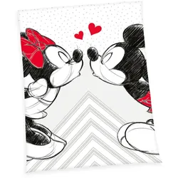 Herding Disney's Mickey & Minnie Microfaserflauschdecke Größe 150x200 cm
