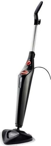 Vileda Dampfreiniger Steam Plus + PowerPad (schwarz/rot, 1.550 Watt)