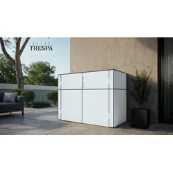 Garten-Geräteschrank BERTILO "HPL Terrace, in verschiedenen Farben", grau, Massivholz, Gerätehäuser, Fassaden-HPL in Architekturqualität, witterungsbeständig, farbstabil