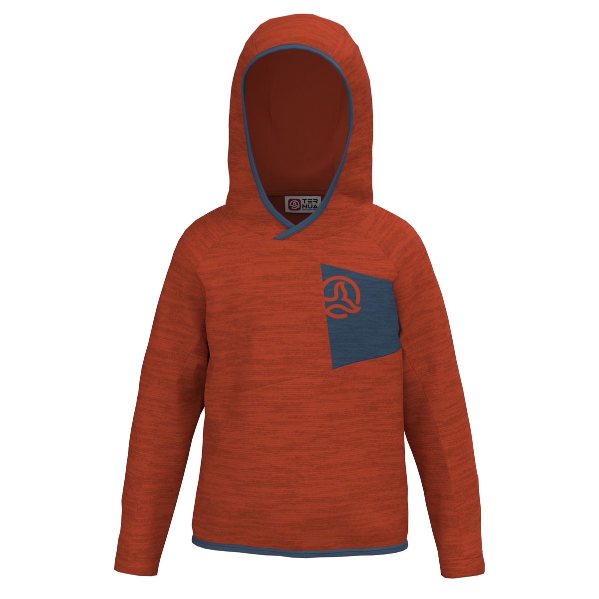 Ternua Toslow Hoody K deep ginger (7577) 12 1263759-7577-12