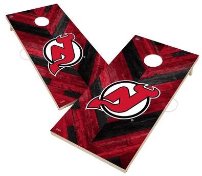 Skip's Garage New Jersey Devils NHL Cornhole Board Set