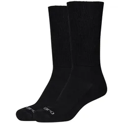 2er Pack camano Diabetiker Crew Funktionssocken 0005 - black 43-46