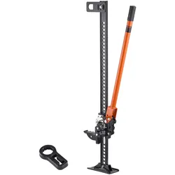 VEVOR Farm Wagenheber (1075 mm hoch) Offroad High Lift Farm Jack (3,18 t belastbar) Offroad-Nutzwagenheber, Stoßstangenheber Hochleistungshebebühnen mit 130,1-929,6 mm Hubbereich für Traktor Lkw