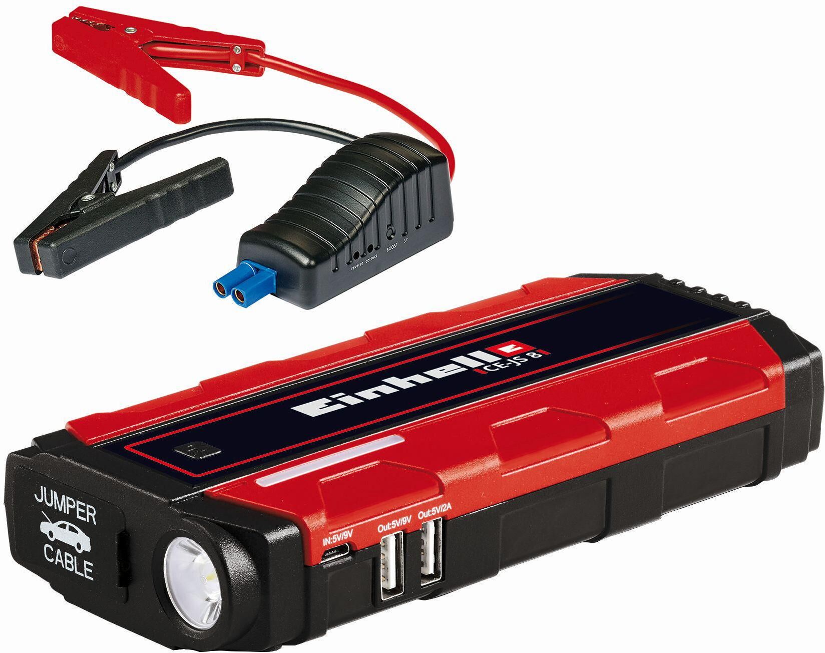 Stromspeicher EINHELL "»CE-JS 8 / 12V/200A", rot, Akkumulatoren, Stromspeicher rot Einheitsgröße