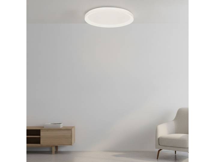 Design plafonniere Pertino Ø 48cm wit Lyora - 110332