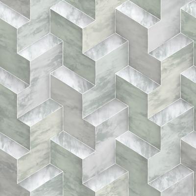 York Wallcoverings Green Step to It Wallpaper