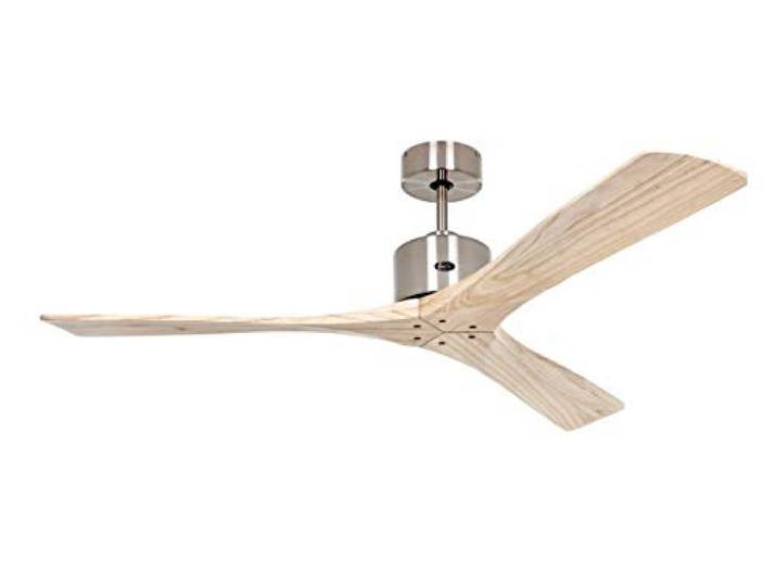 CasaFan MACAU Deckenventilator, Moderner Ventilator mit Fernbedienung & Massivholzflügeln, 3 Geschwindigkeiten inkl. Wintermodus, 21-39W leiser Ventilator für Räume bis 25 qm, Ø 132 cm