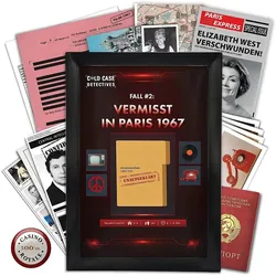 X-scape Cold Case Detectives - Vermisst in Paris 1967 - Krimispiel (Deutsch, 1 - 4 Spieler)