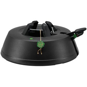 Krinner Weihnachtsbaumständer 94429, Comfort Grip+ M, schwarz, bis 2,5 m Baumhöhe, aus Kunststoff, mit 3,5L Wassertank