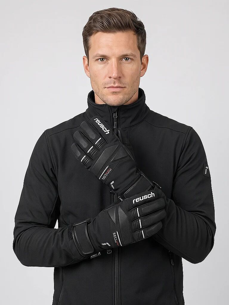 REUSCH Herren Skihandschuhe Thunder R-TEX XT schwarz   10 M