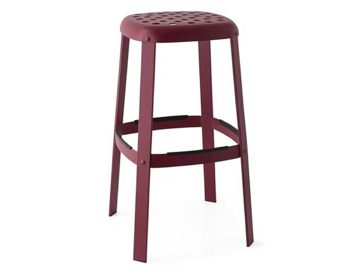 Connubia, Hocker Industrial stationär, Struktur rotes Oxid matt
