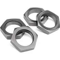 HPI BAJA 5B 2.0 MUTTER 24mm (GUNMETAL/4Stk)