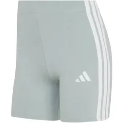ADIDAS Damen Tight Essentials 3-Streifen High Waisted, Größe M in Silber Silber