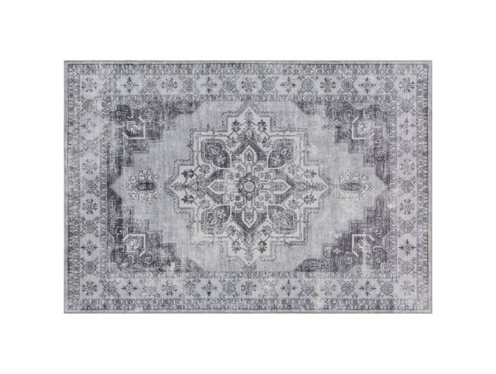 YWJ Tapis lavable en machine antidérapant tapis de salon avec aspect flanelle 230 x 160 cm gris