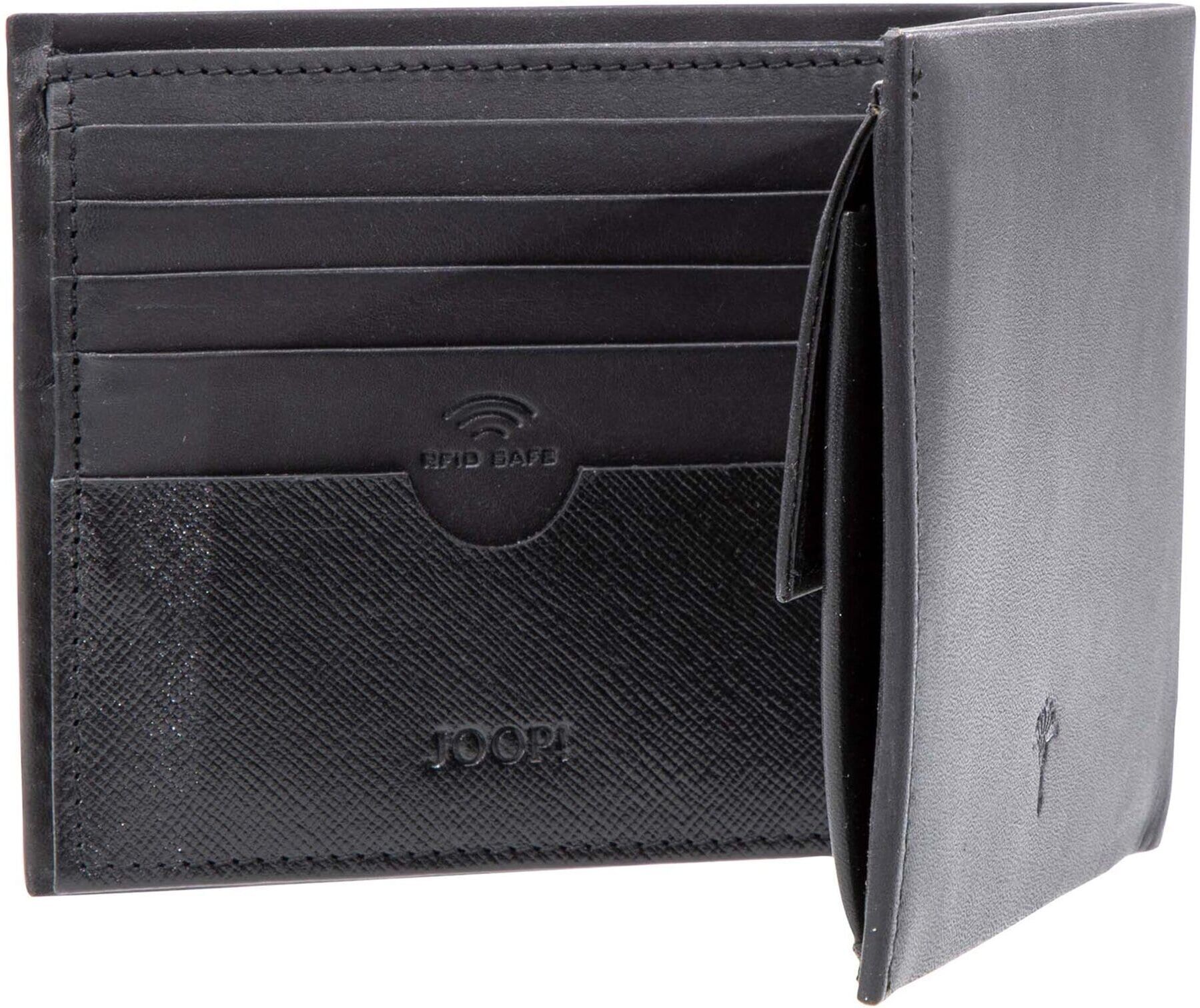 Joop! Geldbörse JOOP "Geldbörse", Herren, schwarz, Obermaterial: 100% Rindsleder Leather cow., Kleinlederwaren Geldbörse