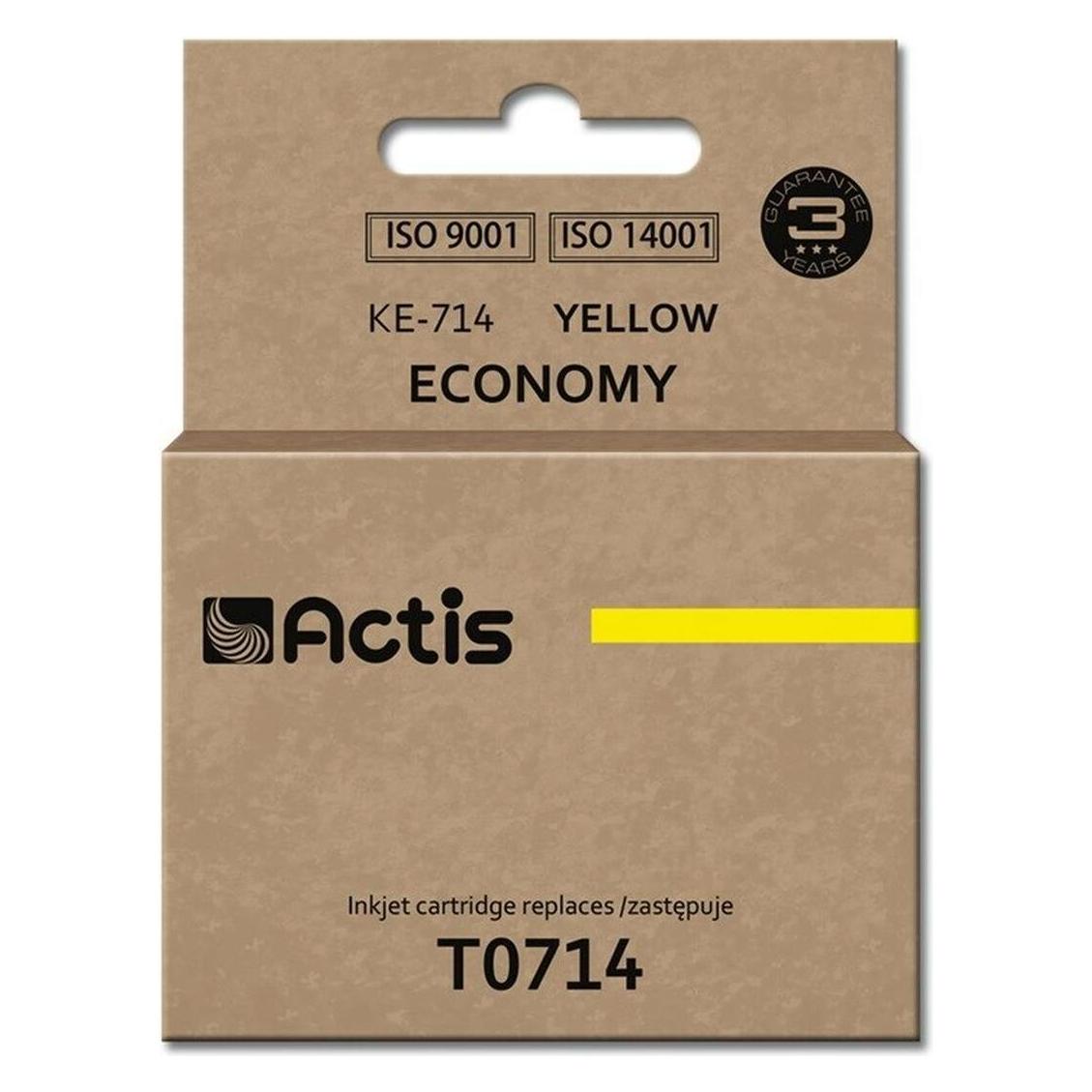 Factis KE-714 ink cartridge for Epson printers T0714/T0894/T1004 yellow  - (Y) (KE-714)