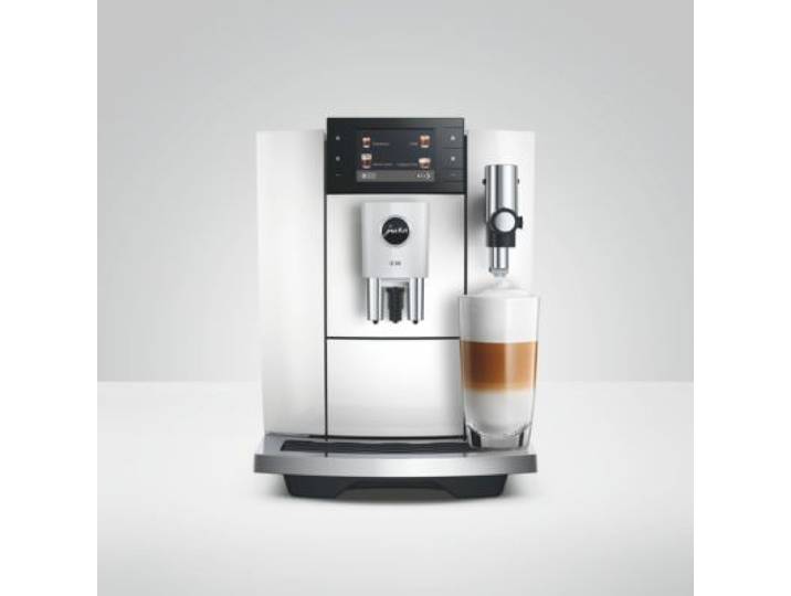 Jura - Expresso Broyeur E8 Piano White (Ed)