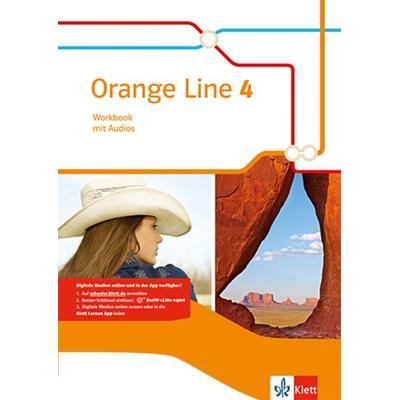 Orange Line 4. Workbook mit Audios Klasse 8, Set von , Klett Schulbuchverlag, 978-3-12-548284-5