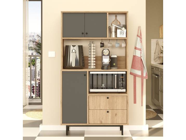 Skye Decor\, RE3-SA\, armoire multi-usages\, chêne\, 100 % PANNEAUX ESPAGNOLS REVÊTUS DE MÉLAMINE\, 88 x 35\,5 x 161\,2 cm