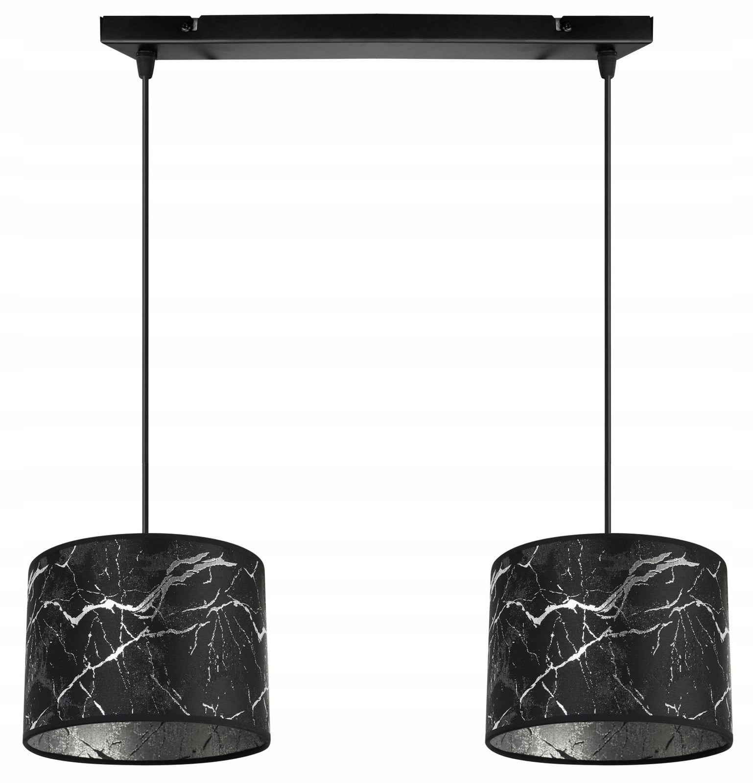 LIGHT HOME LH Hanglamp met zilverkleurige versiering