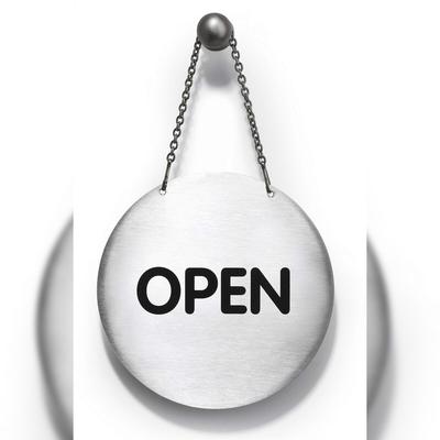 Durable Piktogramm Open/Closed si Wendepikto rund 130mm