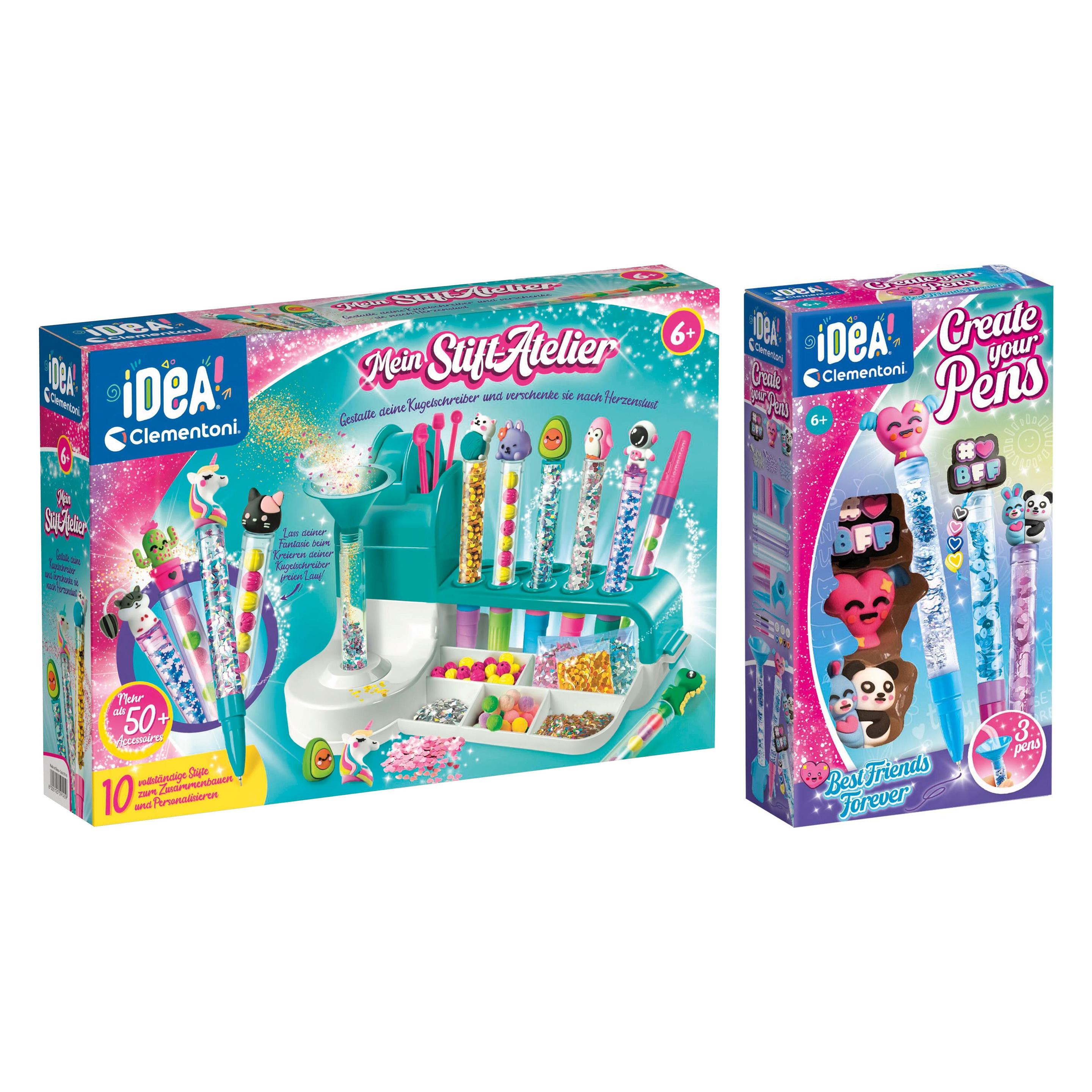 Clementoni Bundle Mein Stift-Atelier-Set + 3er Set als Zugabe (83190)