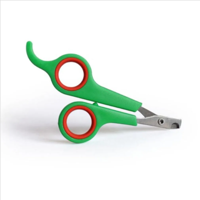 Happy Pet Pantry GentleGrip Pet Nail Clippers For Birds, Cats, Dogs & Small Animals green red