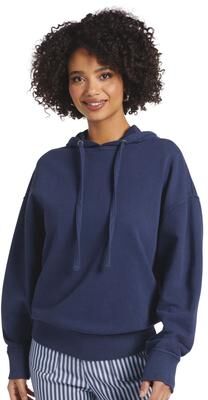 Masseys Lived-In Hoodie Casual in Washed Navy, Size 3X, Cotton
