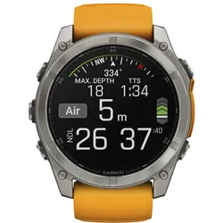 Garmin Fenix 8 Amoled 51mm - Multifunktionsuhr - Orange - 51 mm