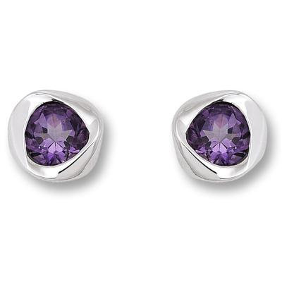 Paar Ohrhänger ONE ELEMENT "Amethyst Ohrringe Ohrstecker aus 925 Silber", silber, Ohrringe, Damen, Silber 925 (Sterlingsilber), Dezente Eleganz – feines Leuchten für viele Anlässe