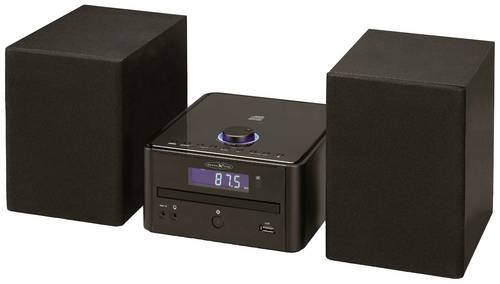Reflexion HIF79FM Stereoanlage UKW, Bluetooth, USB, MP3, CD, AUX, Inkl. Fernbedienung, Inkl. Lautsprecherbox Schwarz
