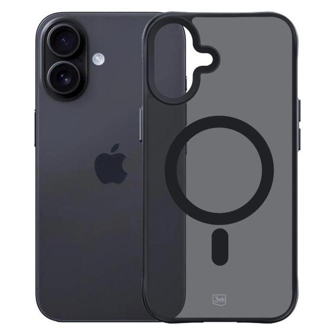 3MK - Smoke Matt MagCase - iPhone 17 - Black (Apple iPhone 17) (5903108665230)