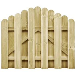 vidaXL Gartentor Imprägniertes Kiefernholz 100x75 cm