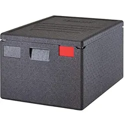 Cambro Cam GoBox® Transportbox, EPP, schwarz, 80L, 40x60x30 cm, Toplader