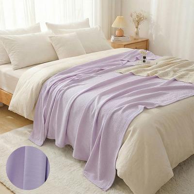 Shop Station Cooling Bamboo Cooling Blanket Soft Bamboo Fiber Summer Blanket For Bed, Sofa & Travel purple 35.43 39.37 Inches
