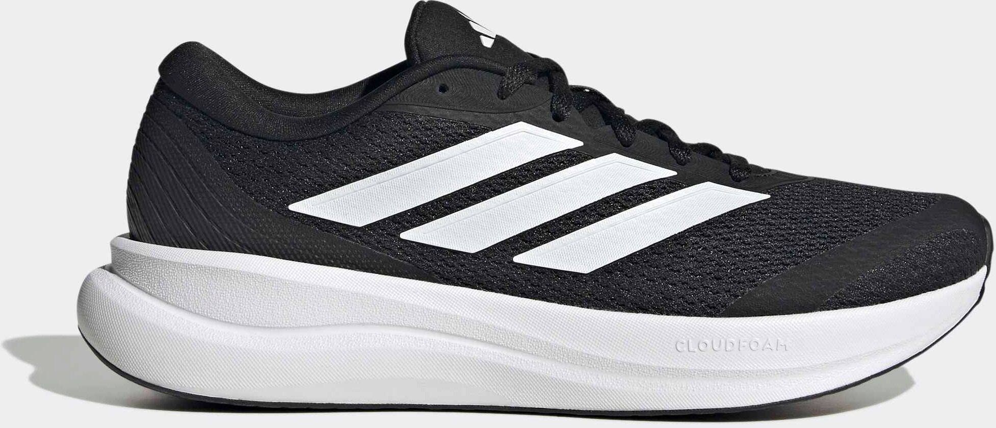 Laufschuh ADIDAS PERFORMANCE "RUNFALCON 6 WIDE", Damen, Gr. 42,5, schwarz-weiß (core schwarz, ftwr weiß, carbon), Synthetik, Textil, Schuhe Laufschuh, für breitere Füße