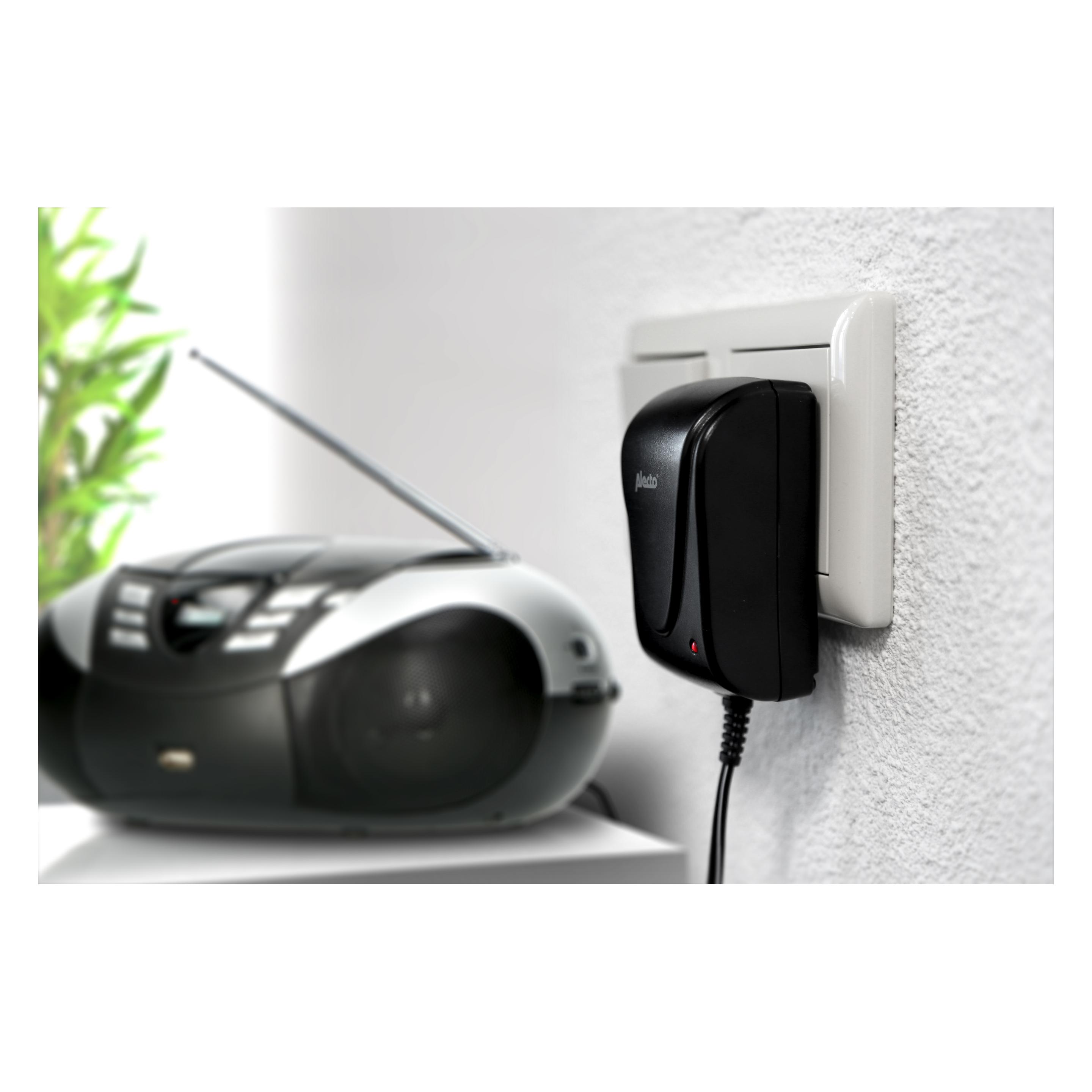 Hesdo Alecto EUP-1500 Netzteil & Spannungsumwandler Schwarz (EUP-1500)