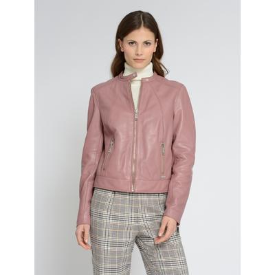 Lederjacke MAZE "Grenada", Damen, Gr. XS, rosa (deep rose), Obermaterial: 100% Lammleder. Futter: 100% Polyester, Jacken