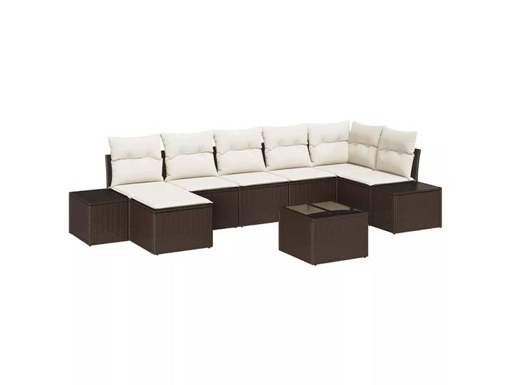 VidaXL - Outdoor-modul poly-rattan, One Size, Multicolor