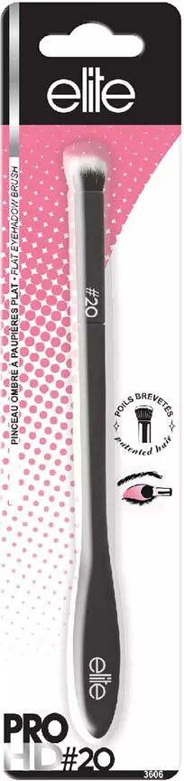 elite - Lidschatten Pinsel Flach PRO HD 20, Black