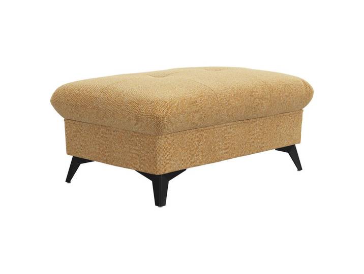 Hocker Hudson Chenille orange, B: 102cm