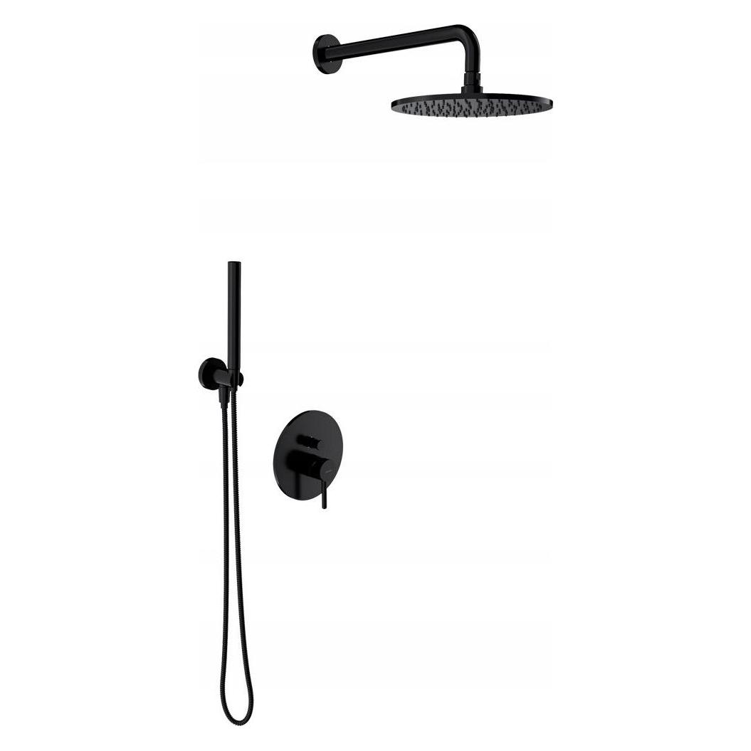 Omnires Duschset, schwarz SYSY18BL (SYSY18BL)
