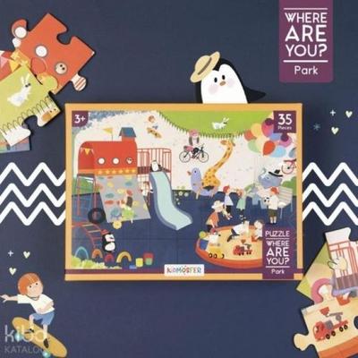 Where Are You Serisi - Neredesin - Park Puzzle Yapboz 35 Parca, von Kolektif, Kidmosfer