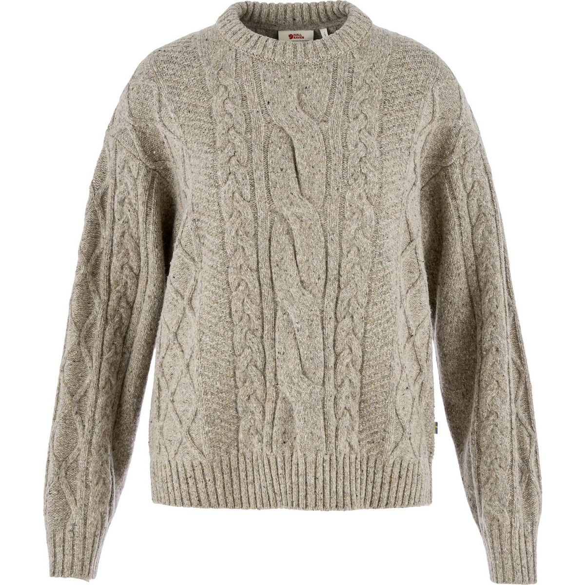 Fjällräven övik Cable Knit W fog (021) XXS F14600288-021-XXS