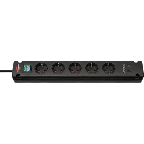 3.00m Brennenstuhl USB-C Steckdosenleiste Schwarz 5 (1150660415)