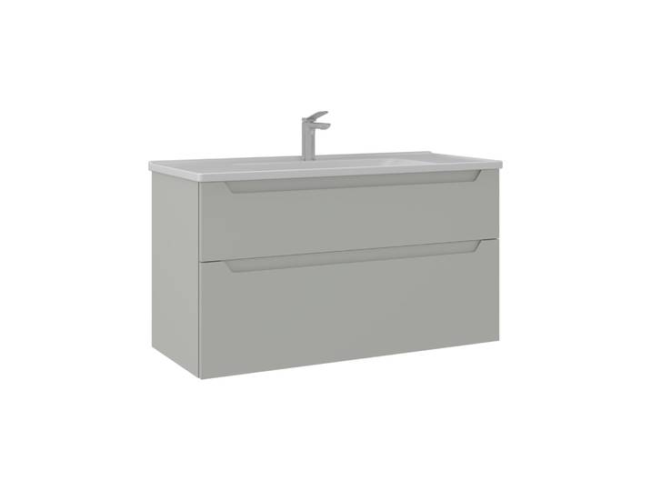 Meuble Vasque Messina 100 v2 - 100 x 45 x 55 cm - Matte Cashmere
