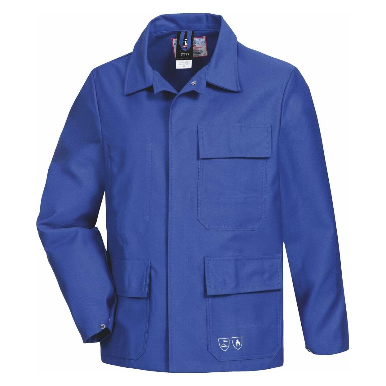 HB Tempex Schweisserschutz-Jacke PROBAN, royalblau, Konfektionsgrösse 102 (102) (01096 10046 000 41-102)