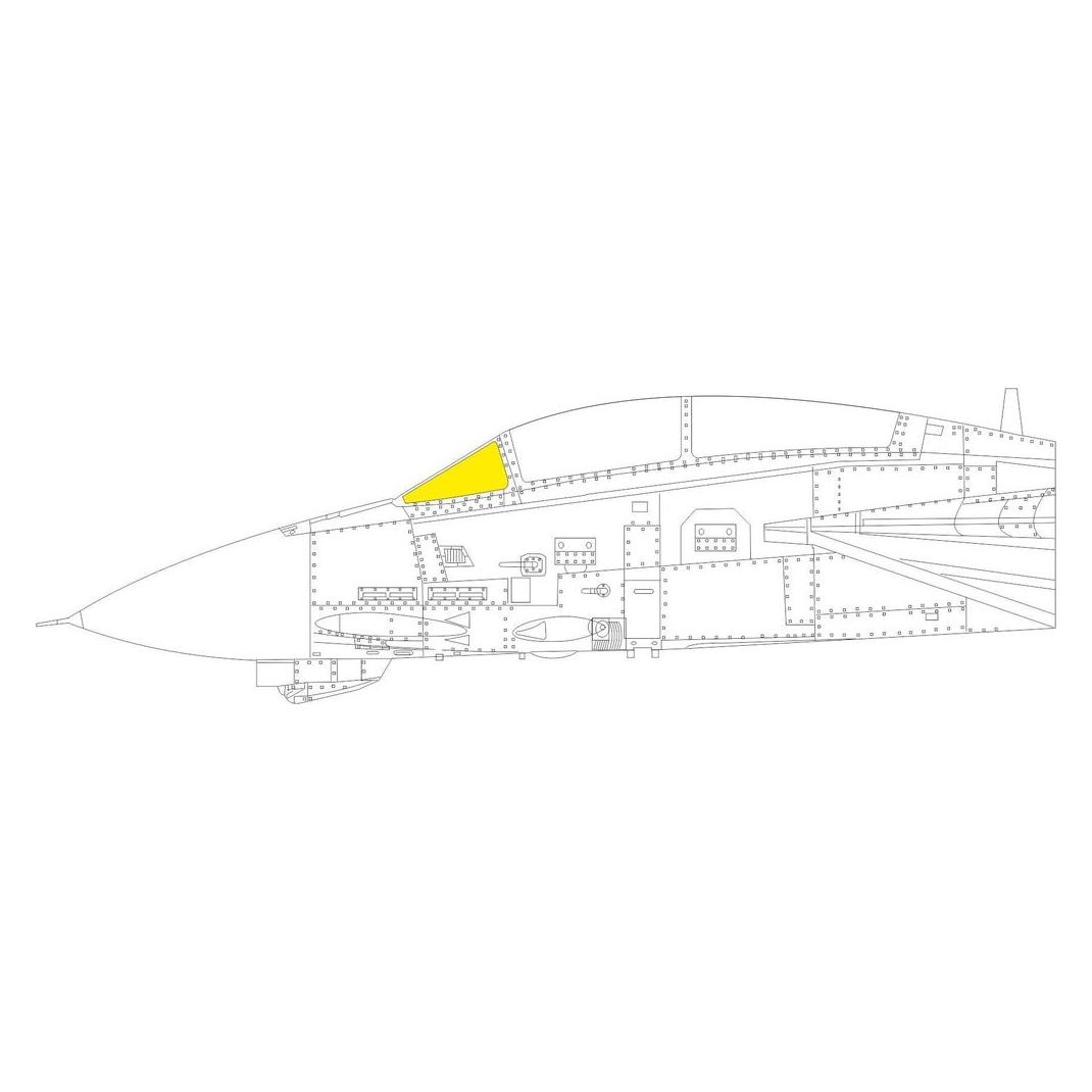 Eduard F-14A windshield TFace GREAT WALL HOBBY (EX1040)